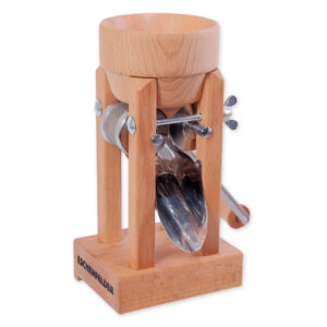 Eschenfelder Kornquetsche Tischmodell Holztrichter