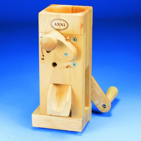 Anni Flockenquetsche mit Stahlwalzen