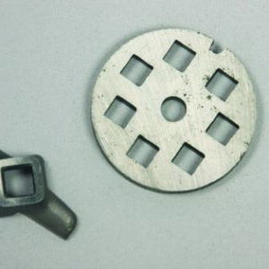 Speckschneidesatz   2-teilig für Fleischwolf Gr. 5