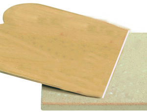 Pizza-/Brotbackstein inkl. Holzschieber