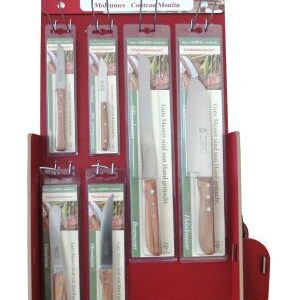 Messerdisplay, mittel , aus MDF, dunkelrot