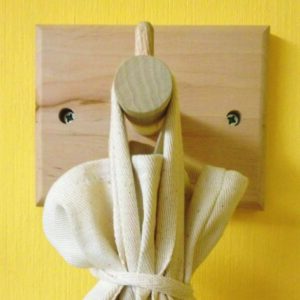 Wandhalter für 1 HS Getreidespender, Buche