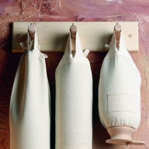 Wandhalter für 3 HS Getreidespender, Buche