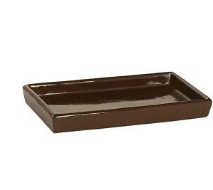 Auffangschale für 3er-Gestell, braun Eschenf.