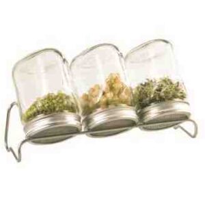 Eschenfelder 3er-Sprossen-Set 750 ml Glas, Edelstahlring