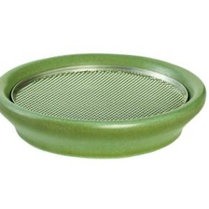 Eschenfelder Kresse-Sieb, Keramik grün, 12 cm ø