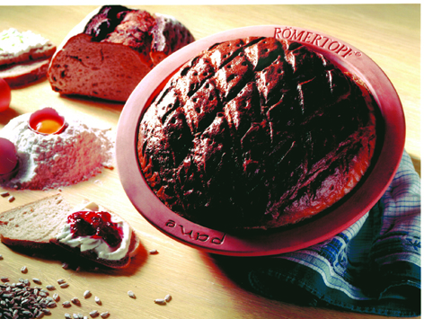 Römertopf Brotbackschale Pane, rund, bis 1 kg
