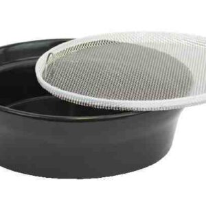 Eschenfelder Kresse-Sieb, Keramik anthrazit 21, 5cm