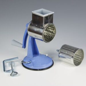 Hand-Reibe mit Vakuumsaugfuß+Zwinge, blau lackiert