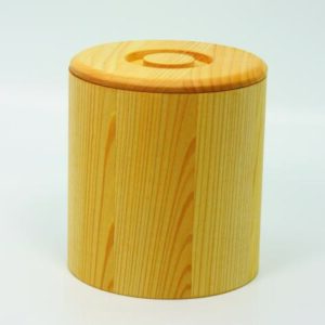 Holzdose aus Linde für 1 kg