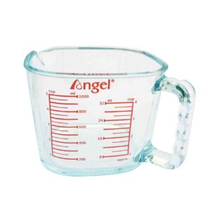 Angel Saft-Auffanggefäß Glas