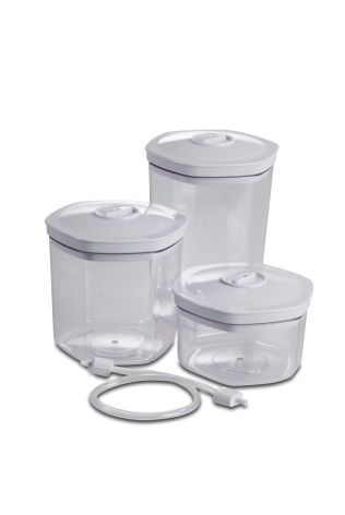 Solis Vakuumierbehälter sechseckig 700, 1400, 2000ml