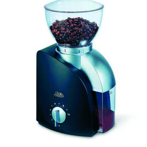 Solis Kaffeemühle Typ 166 Scala, schwarz/silber