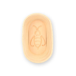 Gärkorb Motiv Biene, oval (1 kg)