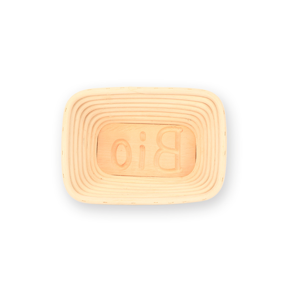 Gärkorb Motiv Bio, eckig (0,5 kg)