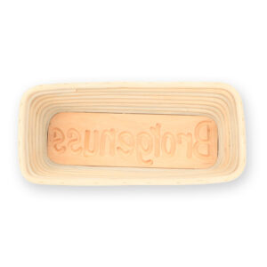 Gärkorb Motiv Brotgenuss, eckig lang (1 kg)