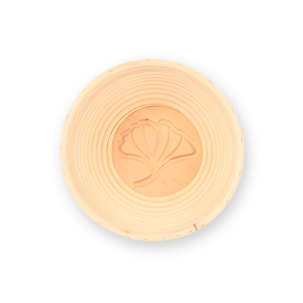 Gärkorb Motiv Ginkgo, rund (0,75 kg)