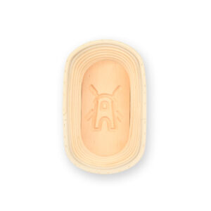 Gärkorb Motiv Mühle, oval (1 kg)