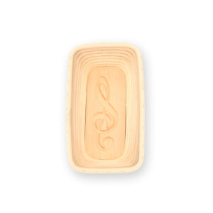 Gärkorb Motiv Notenschlüssel, eckig (0,75 kg)