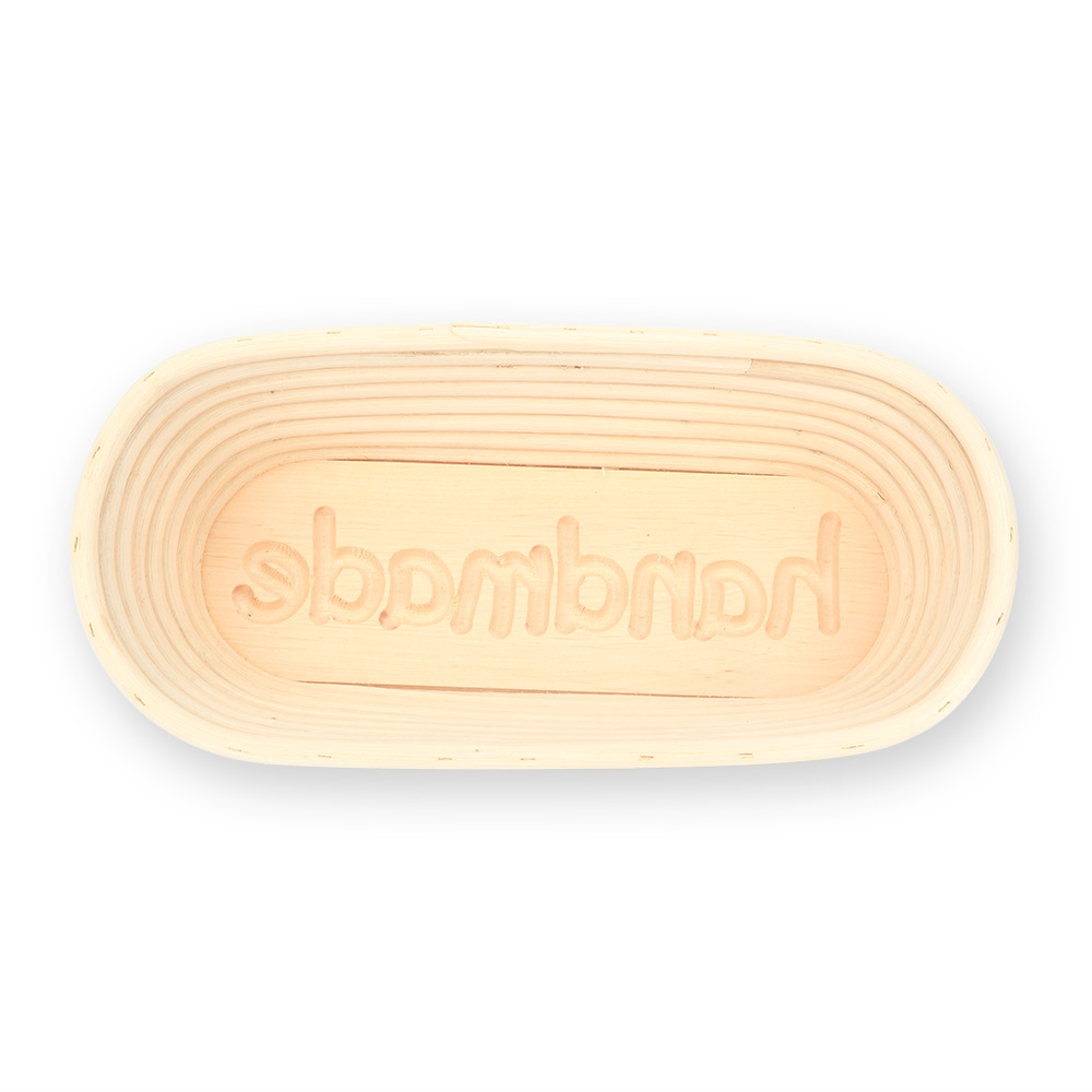 Gärkorb Motiv handmade, oval lang (1 kg)